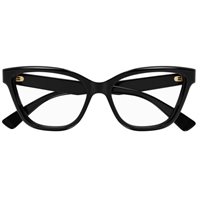Montura de gafas Gucci Mujer GG1589O001-BLACK-BLACK-TRANSPARENT55 - GG1589O001-BLACK-BLACK-TRANSPARENT55